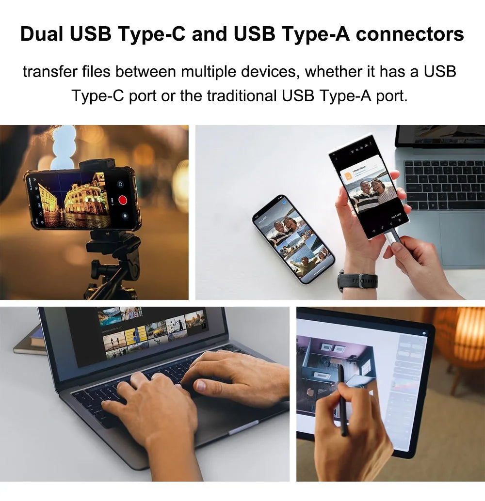 SanDisk SDDDC2 OTG USB 3.1 Type-C Flash Drive 256GB 128GB 64GB Ultra Dual Drive 150MB/s USB Type-C for USB Type-C and Type-A